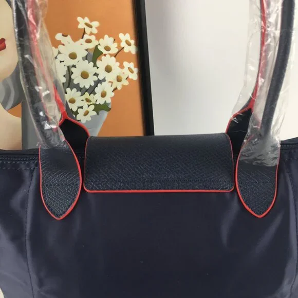 Longchamp embroidered women's bag portable commuter bag - Picture 9 of 12